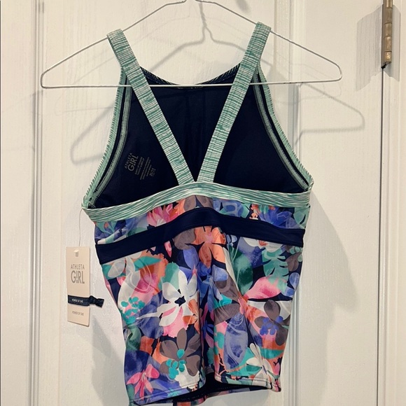 Athleta Girl Surfs Up Tankini 3 pieces, Size XL (14) - Picture 2 of 11
